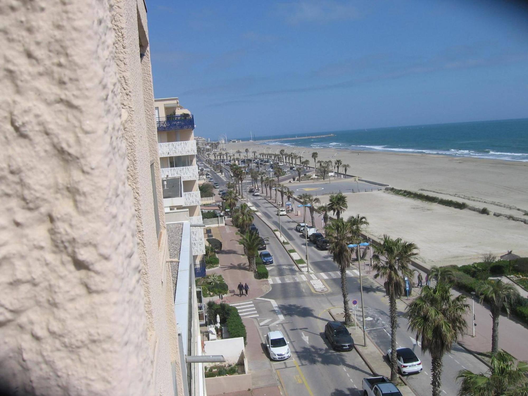 Studio Vue Sur La Mer Au 6Eme Et Dernier Etage Canet-en-Roussillon Dış mekan fotoğraf
