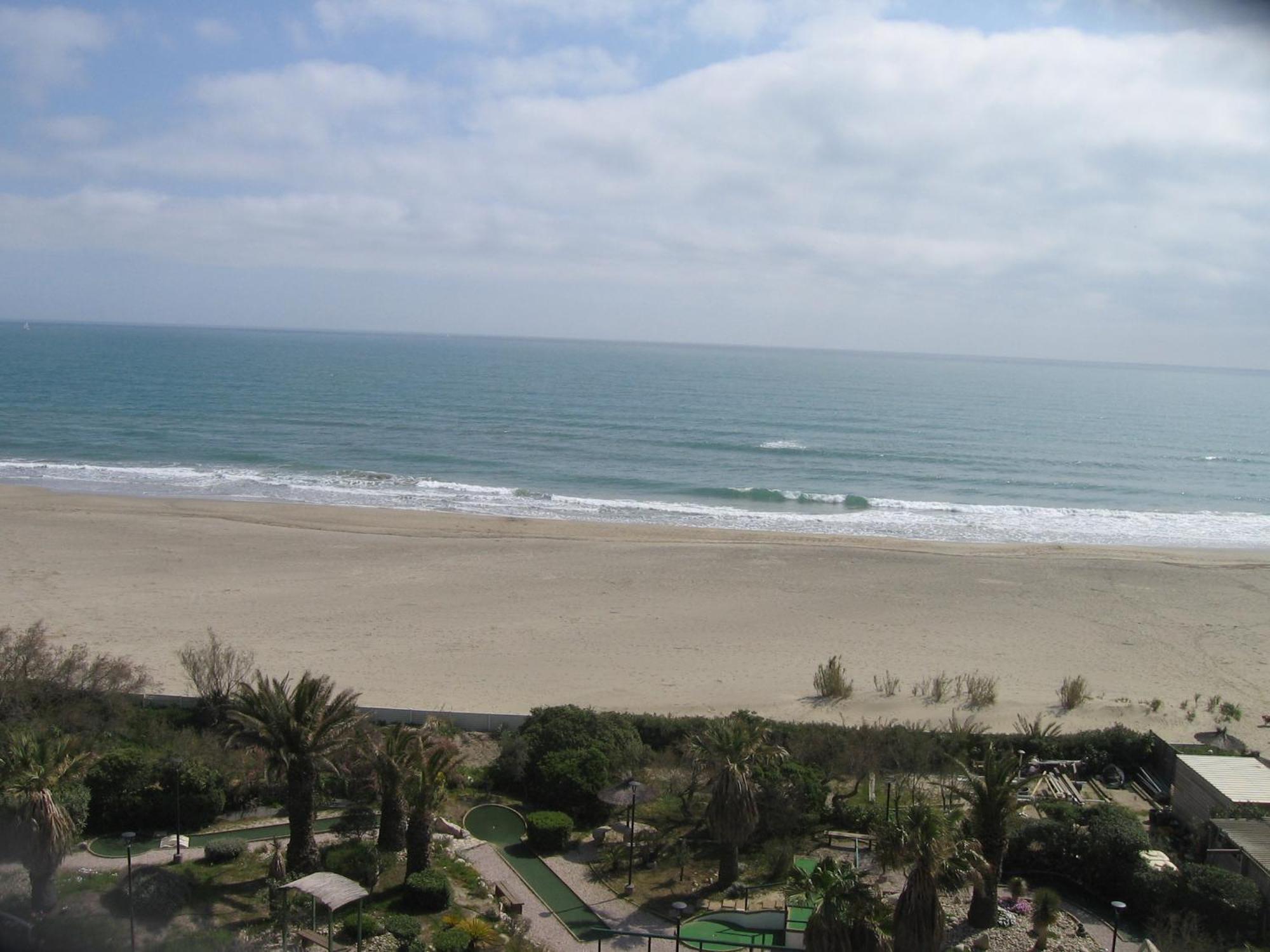 Studio Vue Sur La Mer Au 6Eme Et Dernier Etage Canet-en-Roussillon Dış mekan fotoğraf