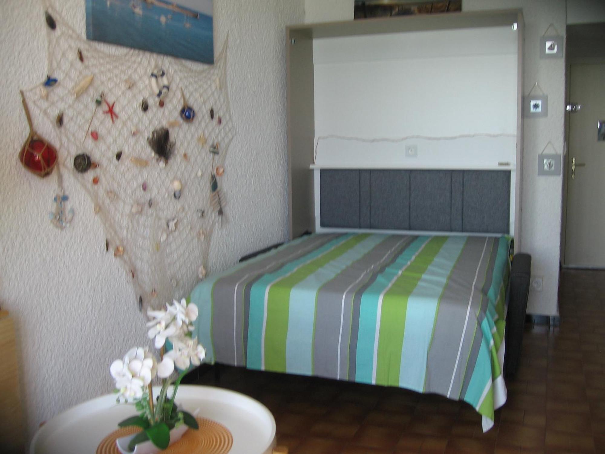Studio Vue Sur La Mer Au 6Eme Et Dernier Etage Canet-en-Roussillon Dış mekan fotoğraf